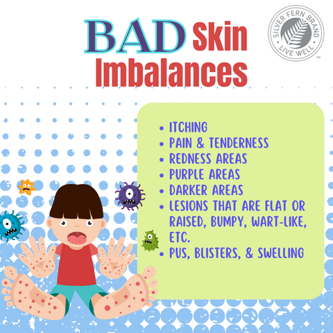 Bad Skin Imbalances - gut health, candida, fungus