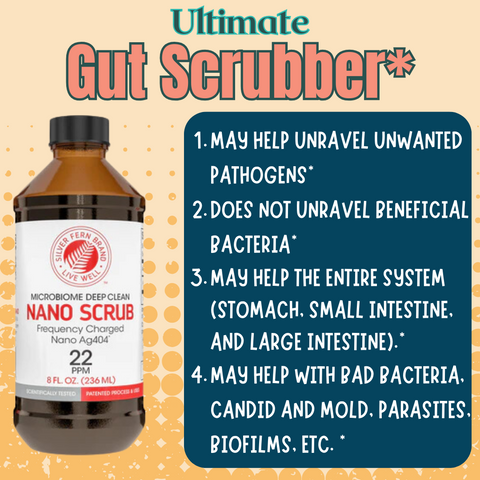 Utlimate Gut Scrubber - gut health, pathogens, gut clean up