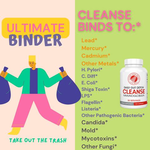 The ulitmate binder: Cleanse - gut health, immunoglobulins, detox