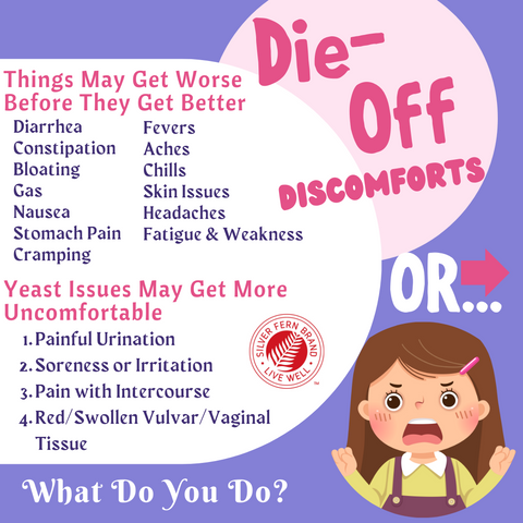 Die-off Discomforts - gut health, herx reaction, pathogens