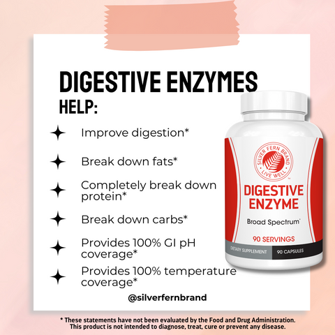 Digestive Enzymes - gut health, bloating, gas
