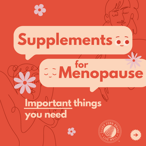Supplements for menopause - gut health, womens health