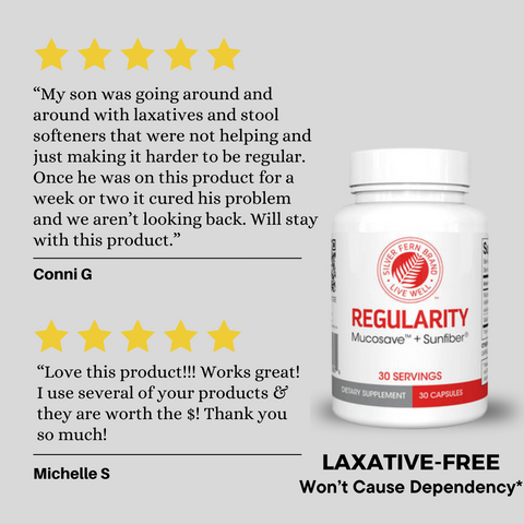 Laxative-free Regularity - gut health, constipation