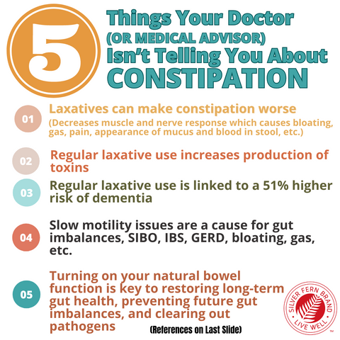 5 things your doctor isn't telling you about constipation - gut health, laxative, toxins