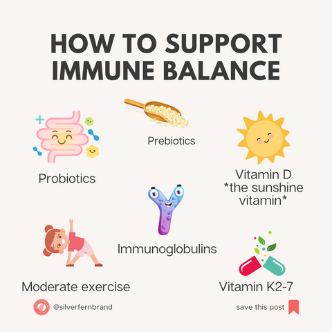 How to support immune balance - gut health, immune support
