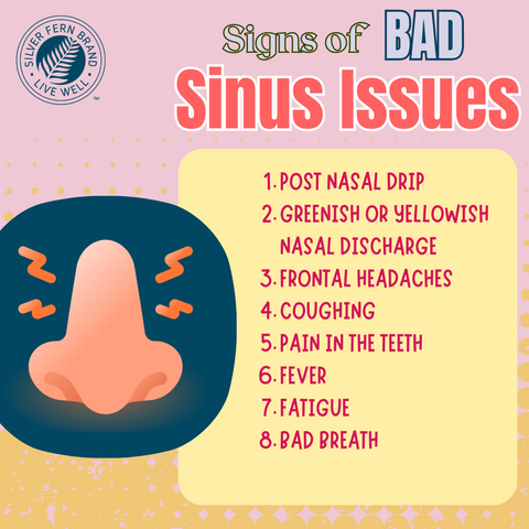 Bad sinus issues - gut health, immune system