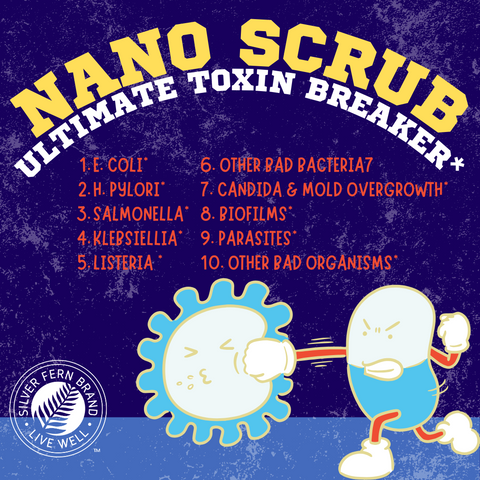 Nano Scrub, Ultimate toxin binder - gut health, candida, parasite, AG4O4