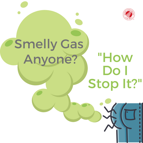Smelly gas? It may have to do with your gut! Digestive enzymes & probiotics can help!-FODMAP, protein