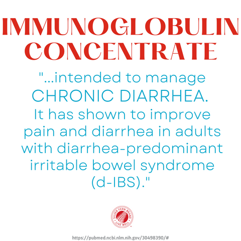 For loose stools and chronic diarrhea, we recommend immunoglobulins-IgG, IgA, IgM