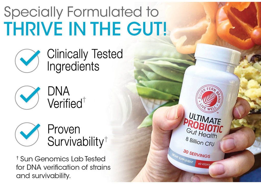 Ultimate Probiotics thrive in the gut