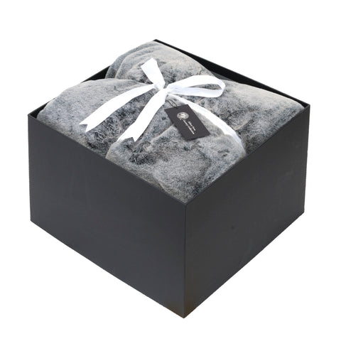 Faux Fur Throw Blanket