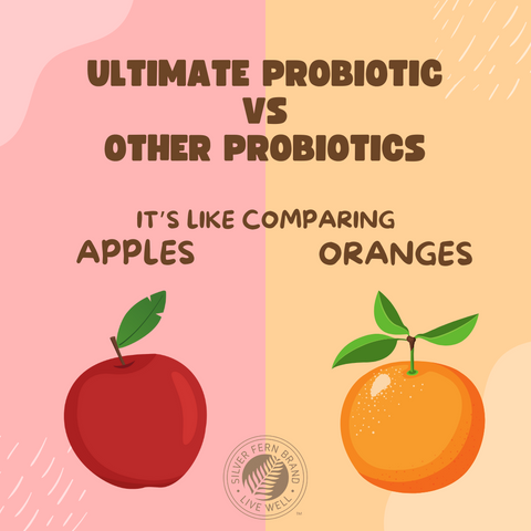 Ultimate Probiotic vs. Other Probiotics - gut health, digestion, antibiotics