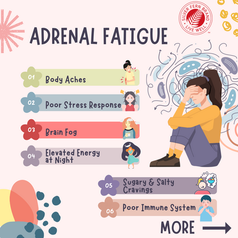 Signs of adrenal fatigue - gut health, mental health, stress