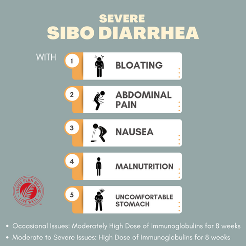 Immunoglobulins can seriously help SIBO related diarrhea - gut health, probiotics, cleanse