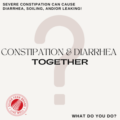 When dealing with BOTH diarrhea and constipation, address the constipation first - gut health