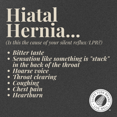 Hiatal Hernias - gut health, reflux, heartburn