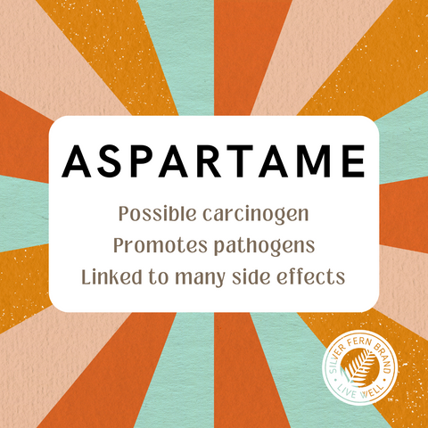 Aspartame, its possibly a carcinogen but its also not great for your gut - gut health, artificial sweetener