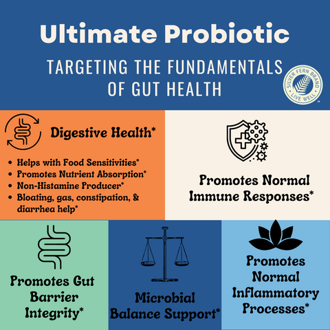 What does our probiotic do for you? - gut health, probiotics, prebiotics