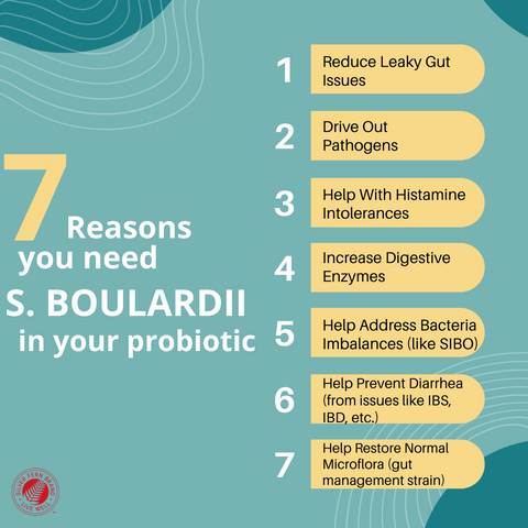 Why should your probiotic include S. Boulardii? - gut health, probiotics, SIBO, IBS, UC, diarrhea, leaky gut