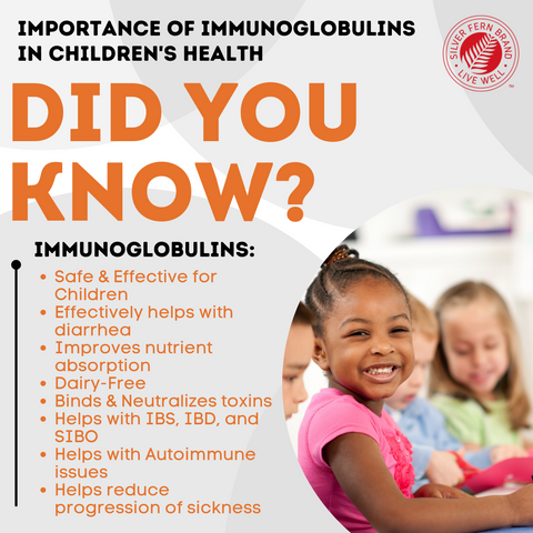 Importance of immunoglobulins in children's health - gut health