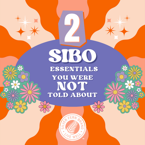 SIBO essentials - gut health, gas, bloating, stomach acid