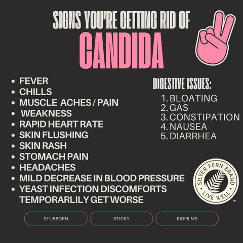 Signs you're actually getting rid of candida overgrowth - gut health, microbiome