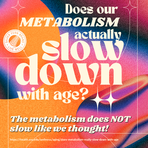 Our metabolism doesn't slow down as early as we thought - gut health, metabolism, weight training