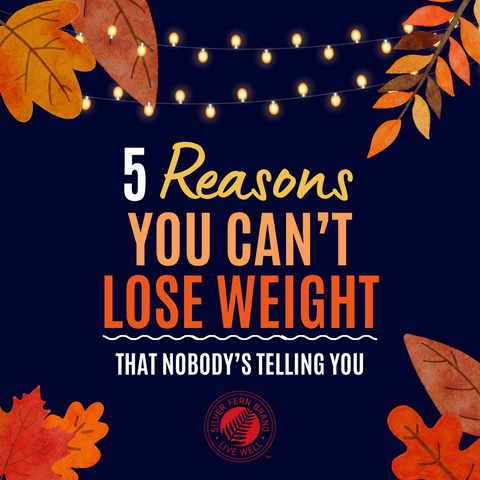 5 reasons you can't lose weight - gut health, metabolism