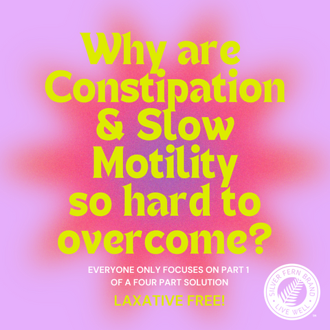Chronic constipation is more than just forcing bowel movements or a bacteria imbalance - gut health, motility, laxatives