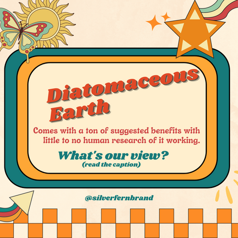 What are the research findings on diatomaceous earth? - gut health, parasites, detox