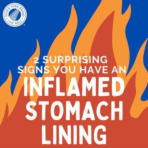 2 surprising signs you have an inflamed stomach lining - gut health, mucosal barrier