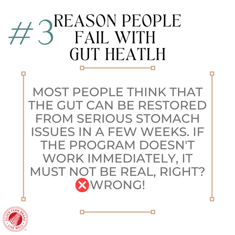 Restoring gut health requires these four things