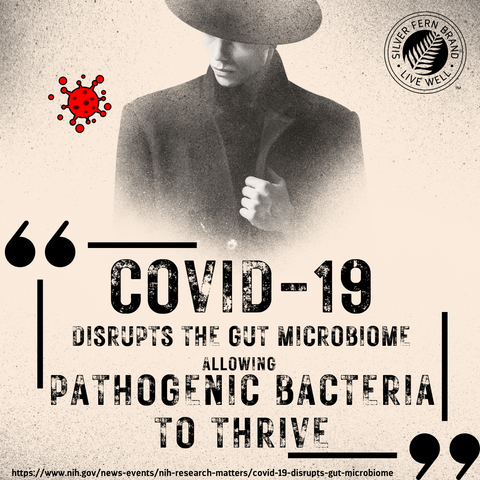 How does Covid-19 affect gut health?