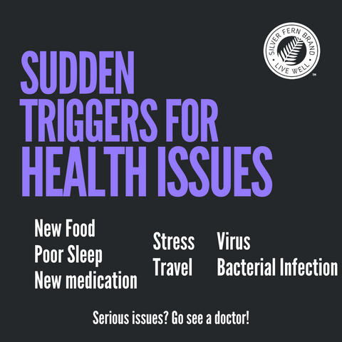 What can be the cause of your sudden health triggers? - gut health, probiotics