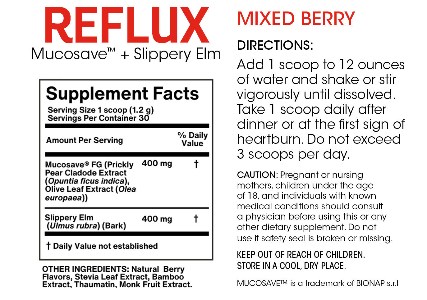Mixed Berry Reflux