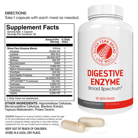 digestive enzymes for glp 1 Spring Valley Advanced Formula Enzymes, with Probiotics + Prebiotics, Vegetarian Capsules Digestive Health, 60 Count Upper & Lower GI Kit