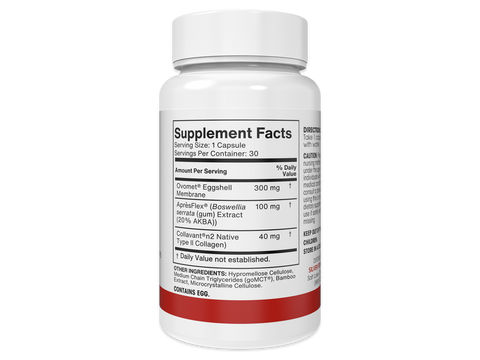 Joint Complex back of bottle