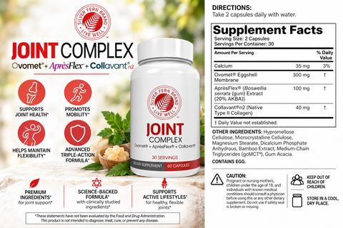 Joint Complex Supplement Facts
