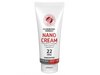 Tube of nano cream with branding and product details on a white background