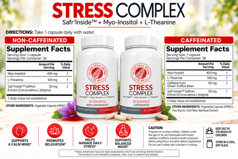 Stress Complex Supplement Facts