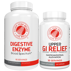 Upper and Lower GI Digestion Support Kit - GI Relief and Digestive Enzymes