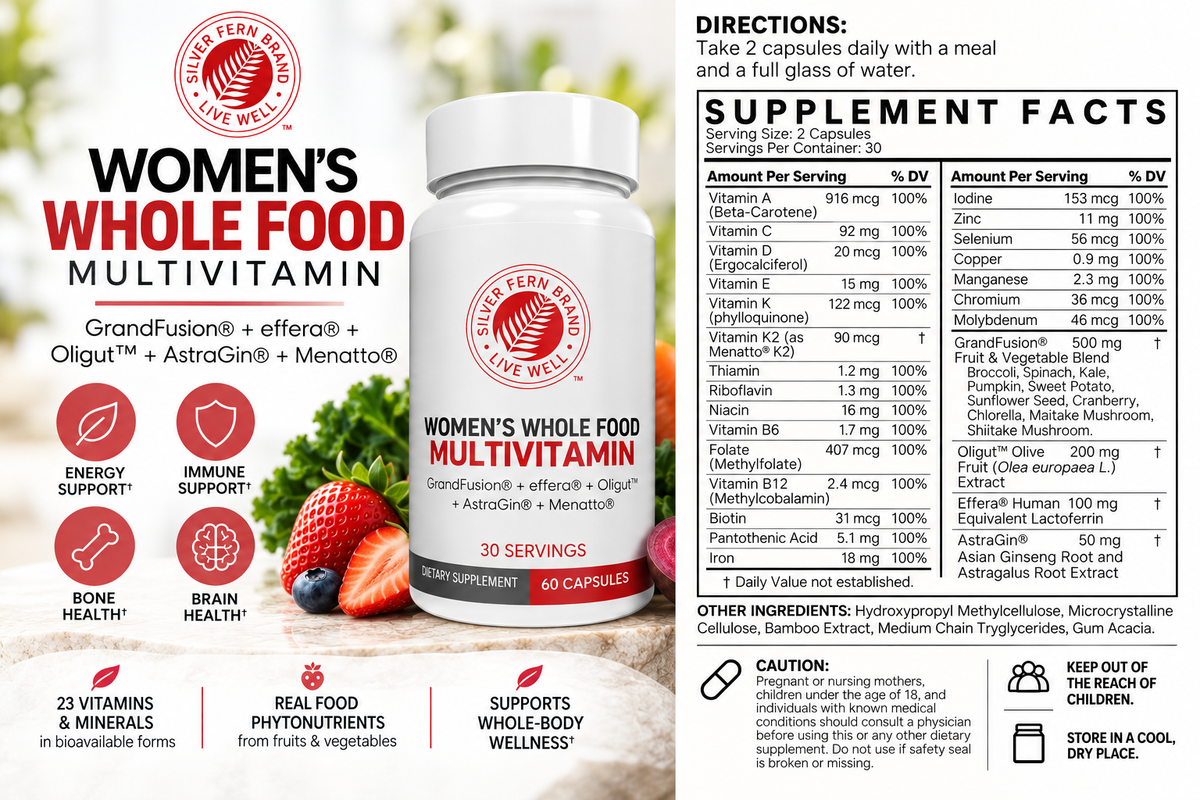 Womens Whole Food Supplement Facts