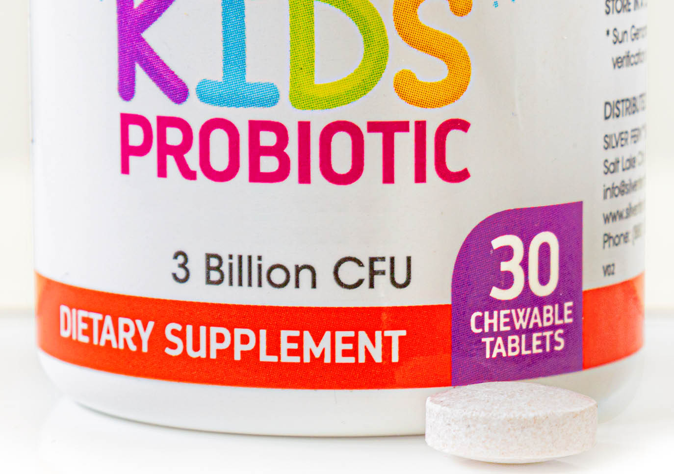 Kids Probiotic Supplement - 30 Chewable Tablets