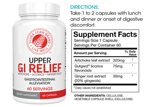 Upper and Lower GI Digestion Support Kit - GI Relief and Digestive Enzymes